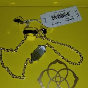 Everlyne Gold Chain Bracelet- Slate Cats Eye